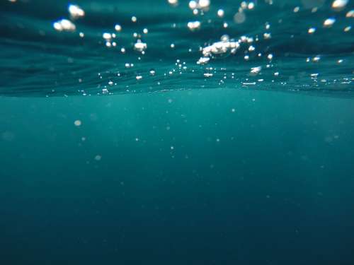 Bubbles Ocean Sea Underwater Water