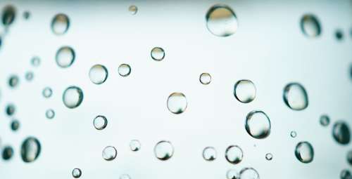 Bubbles Clear Dew Droplets Drops Drops Of Water