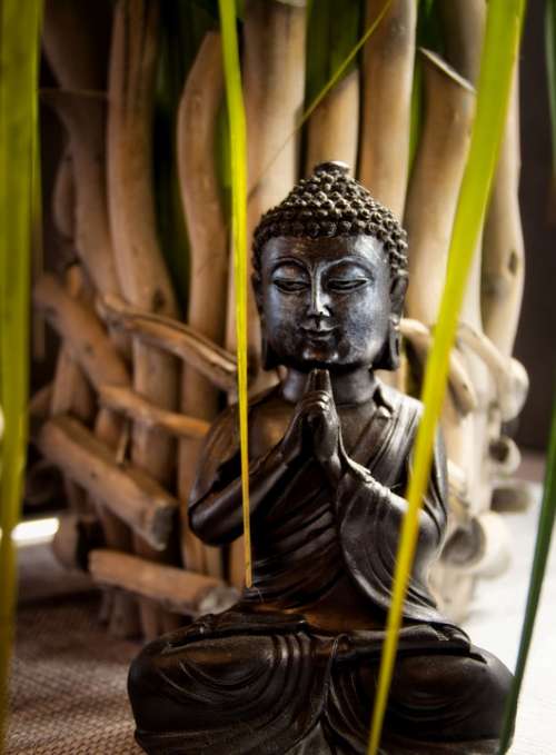 Buddha Game Green Look At Home Bamboo Black