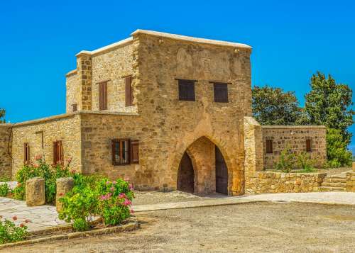 Building Old Stone Architecture Museum Palepaphos