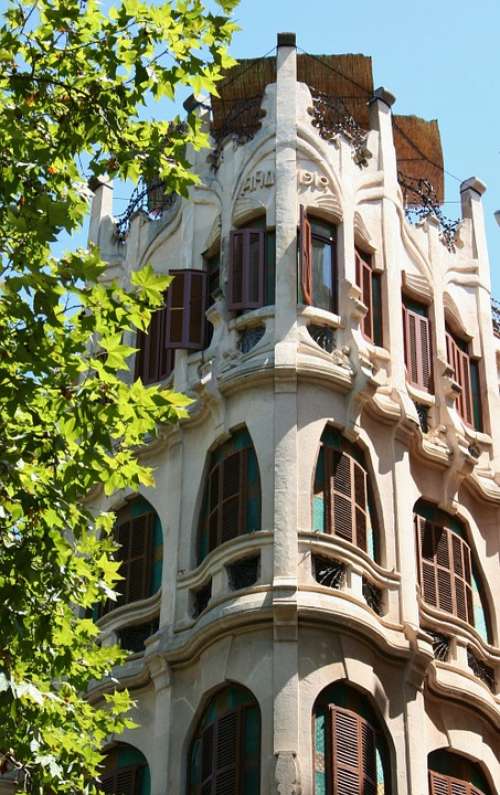 Building Architecture Art Nouveau Spain Monument