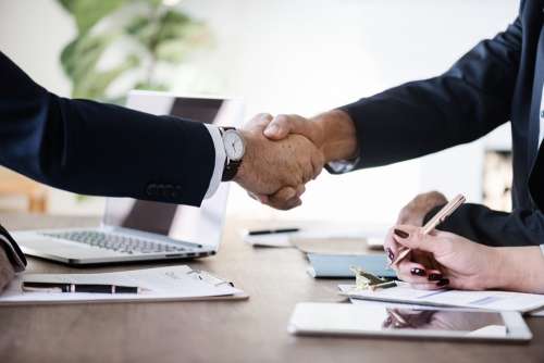 Business Office Contract Agreement Deal
