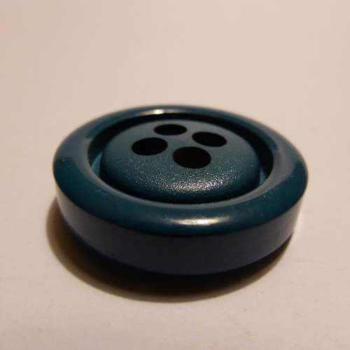 Button Green Blue Plastic Haberdashery Fashion