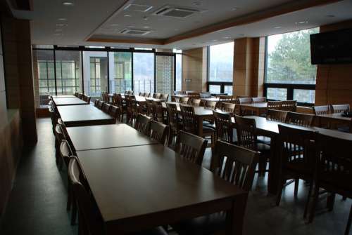 Cafeteria Refectory Canteen Tables Dining Tables