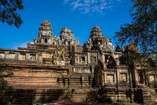 Cambodia Siemreap Takeo Ankorwat Temple Landscape