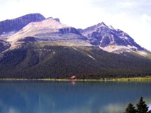 Canada Banff Lake Landscape Natural Park Outdoor