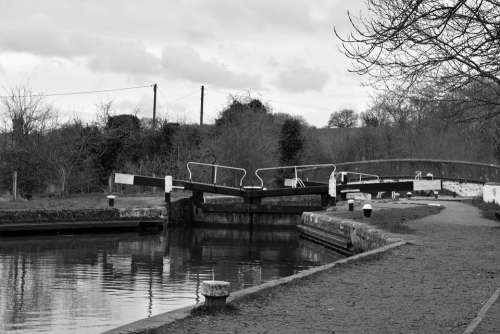 Canal Lock Channel Water Infrastructure London