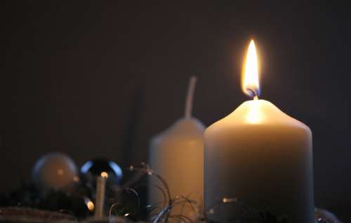 Candle Light Flame Christmas Advent Candlelight