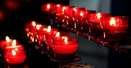 Candles Church Light Lights Prayer Tea Lights