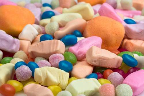 Candy Jelly Beans Confectionery Marshmallows Sugar