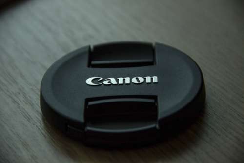 Canon Lense Cover Logo Brand Photography