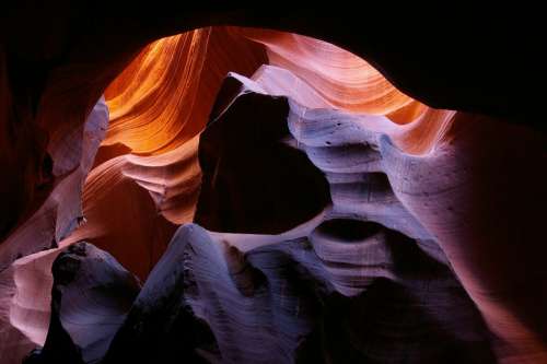 Canyon Antelope Canyon Desert Landscape Light Rock