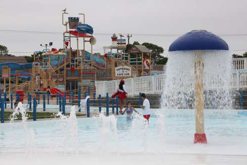 Cape Cod Water Park Inflatable Park Splash Pool