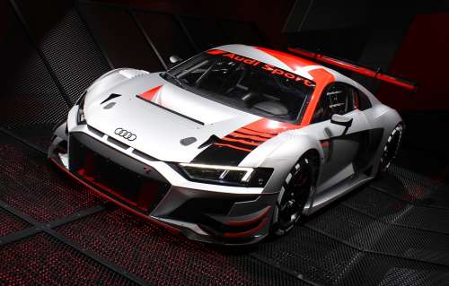 Car Audi Automobile R8 Vehicle Auto Red Engine