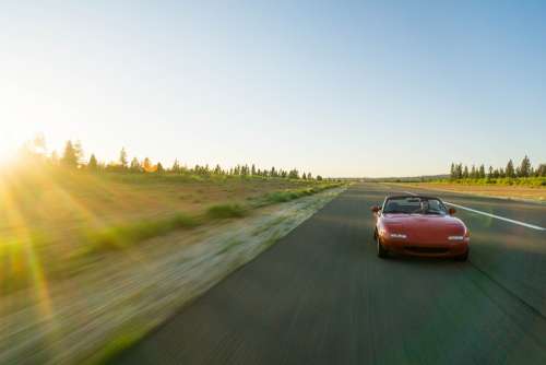 Car Convertible Mazda Mx5 Small Sports Car