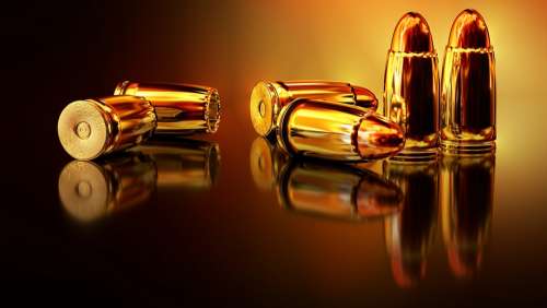Cartridges Weapon War Hand Gun Ammunition Metal