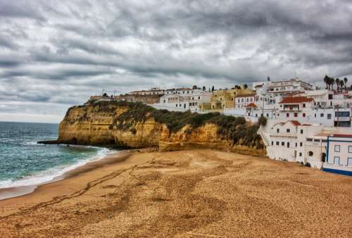 Carvoeiro Portugal Mar Costa Relaxation Europe