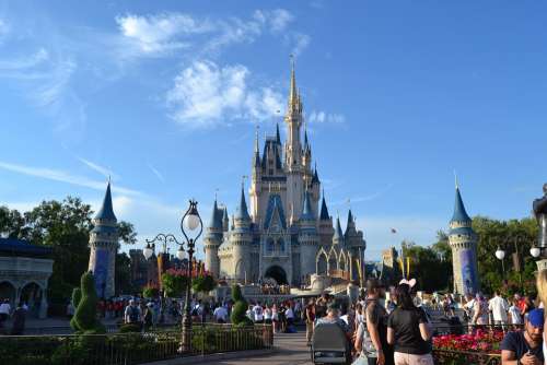 Castle Disney Orlando Magic Florida Holidays