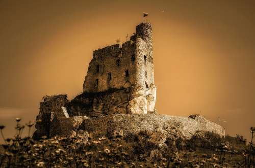 Castle Mirow The Ruins Of The Crash Jura
