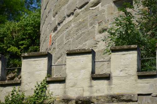 Castle Castle Wall Tower Castle Tower Middle Ages