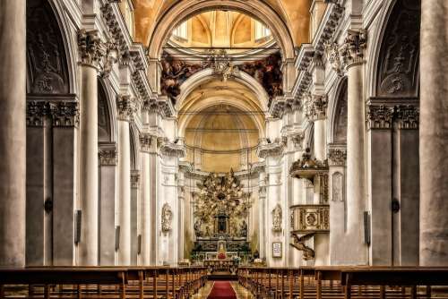 Cathedral Sicily Church Italy Architecture