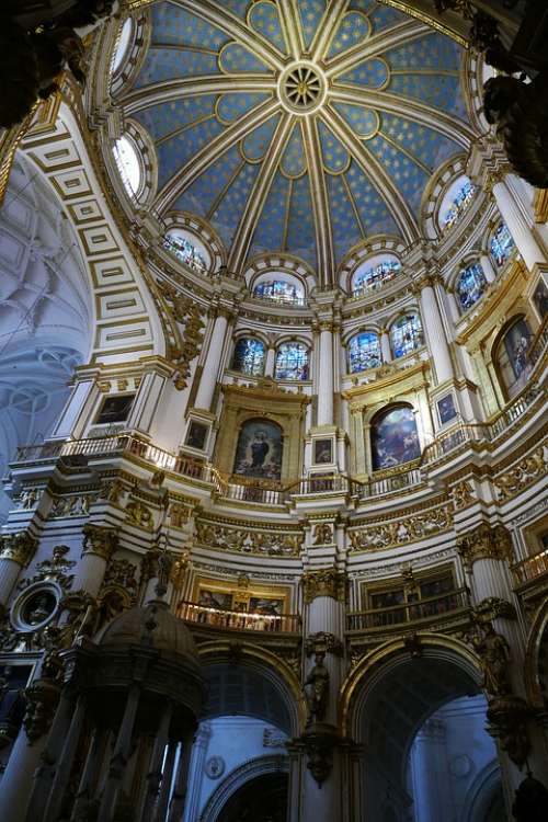 Cathedral Church Catholic Granada Andalusia Spain