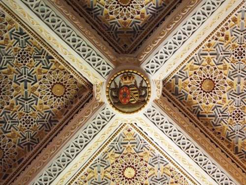 Ceiling Dome Top Tile Arc Center Sintra Art