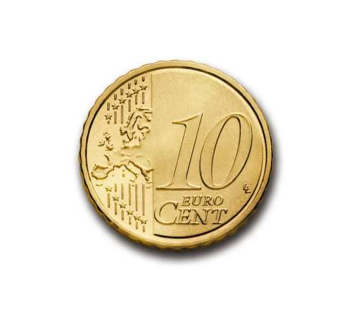 Cent 10 Euro Coin Currency Europe Money Wealth