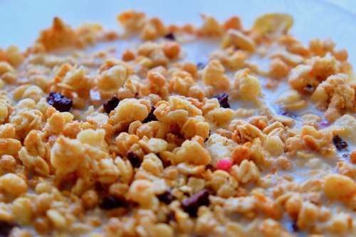 Cereals Milk Breakfast Bowl Sweets