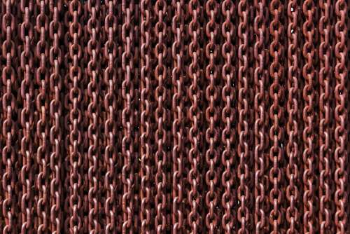 Chain Rusty Links Iron Metal Rust Texture