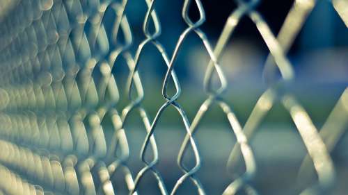 Chainlink Fence Metal Wire Protection Security