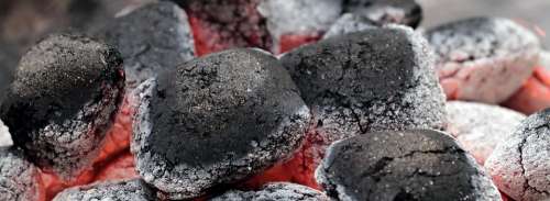 Charcoal Embers Barbecue Carbon Hot Fire Heat