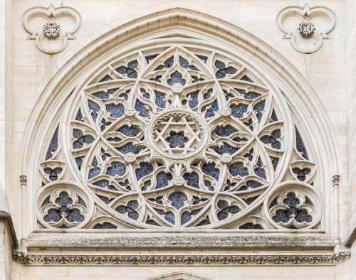 Château De Pierrefonds Chapel Rose Window Oise