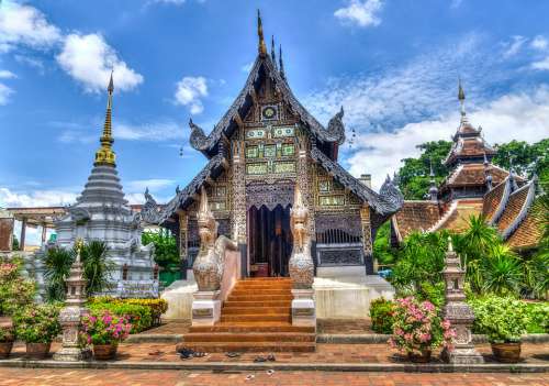 Chiang Mai Thailand Temple Religion Travel
