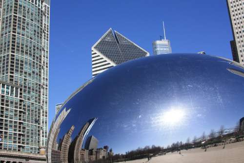 Chicago Chicago Bean Mirroring Metal Metal Ball