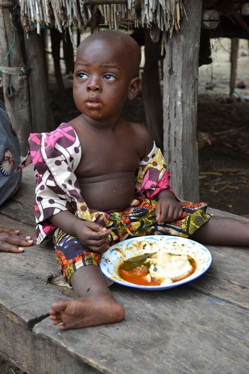 Child African Portrait Face Baby Boy Black Benin