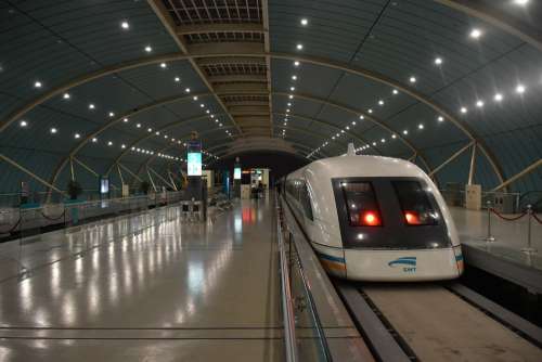 China Transrapid Train Transport Shanghai
