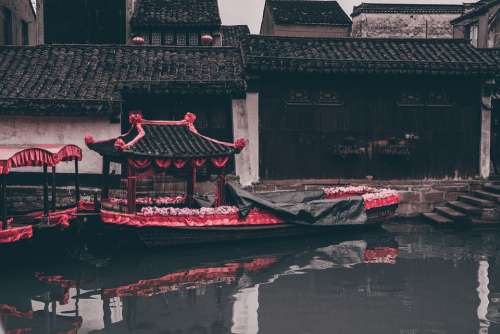 China Watertown The Ancient Town Nanxun