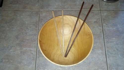 Chopsticks Bowl Wood