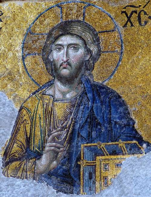 Christ Mosaic Jesus Church Christianity Image