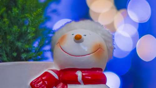 Christmas Christmas Tree Snowman Decoration