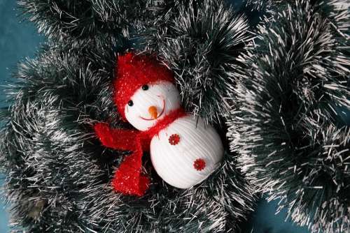 Christmas Snowman Toys Cute Holiday Xmas Happy