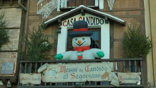 Christmas Snowman Segovia Candido Ornaments Winter
