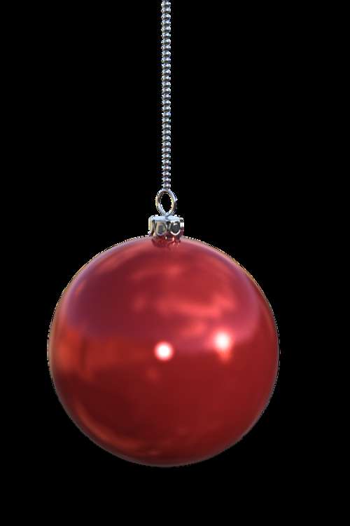 Christmas Bauble Ball Christmas Ornament Red