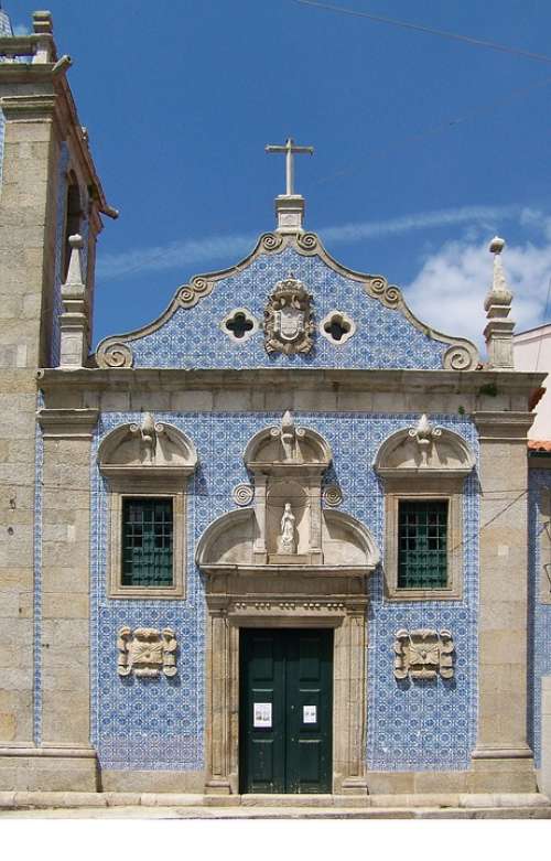 Church Portugal Azuleros Ceramic Facade