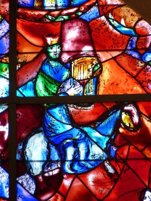 Church Window Marc Chagall Colorful Window Glass