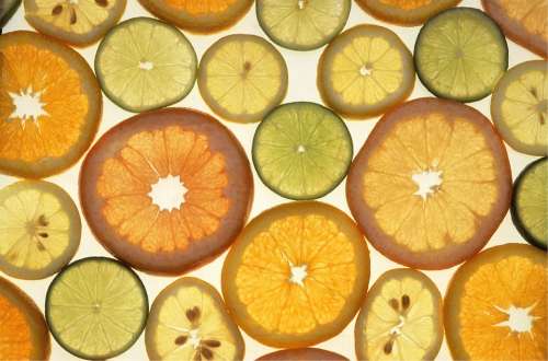 Citrus Slices Juicy Fruit Food Lemon Orange Lime