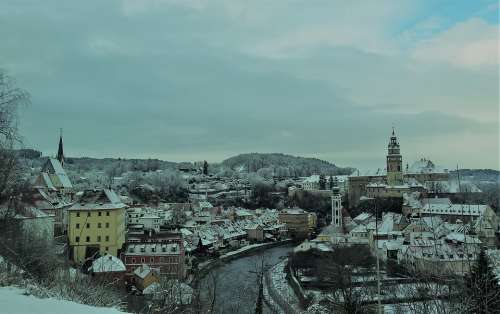 City Winter History River Historical Europe