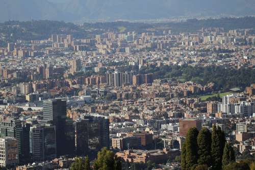 City Bogotá Colombia Architecture Urban Landscape