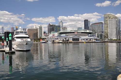 City Melbourne Australia Port